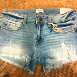 Denim shorts
